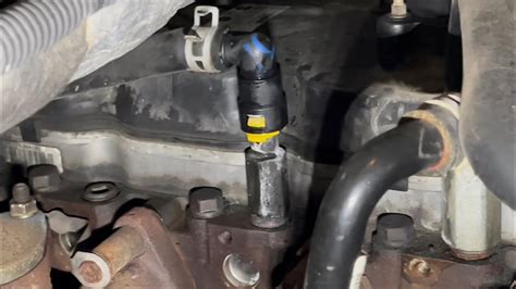 Heater core coolant elbow leak fix 6.7 cummins